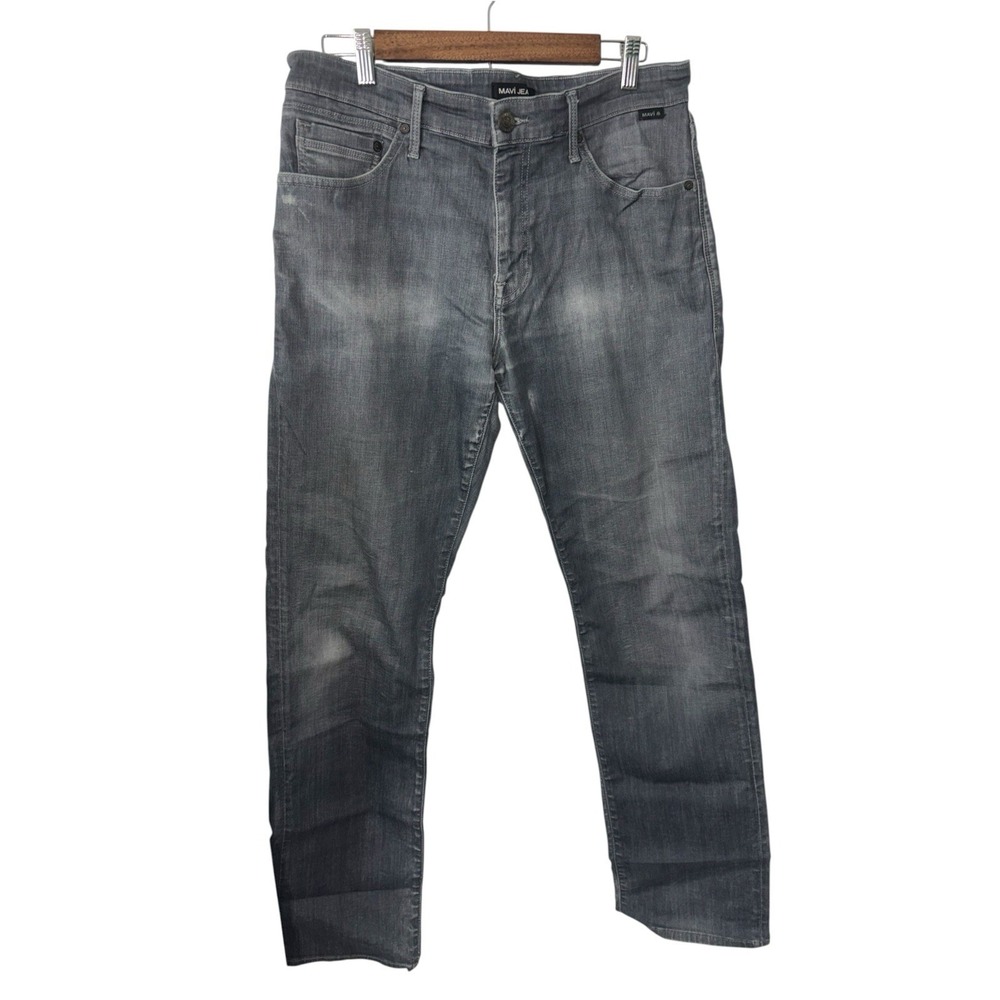 Mavi Jeans Matt Relaxed Straight Mens 33x34 Stretch Pants 28934 Distressed